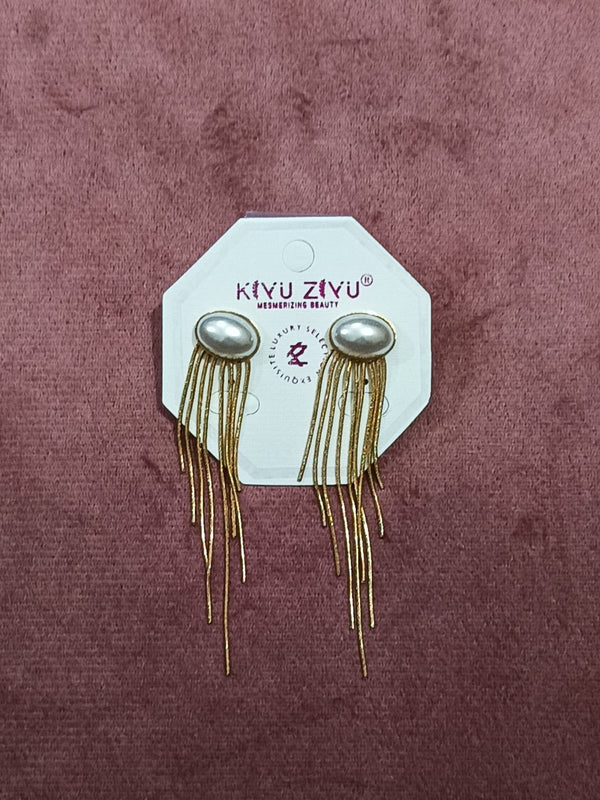 Party Wear Gold motif Earrings for Women – Designer Jewelry