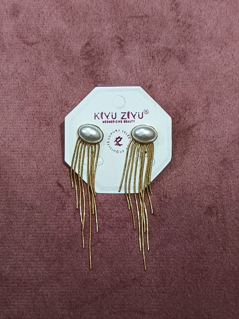 Party Wear Gold motif Earrings for Women – Designer Jewelry