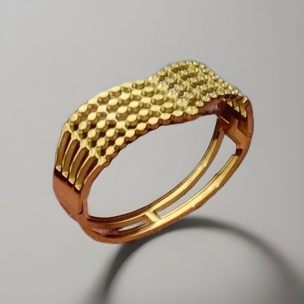 Celestraa Classic Dote-Twist Gold Bracelet