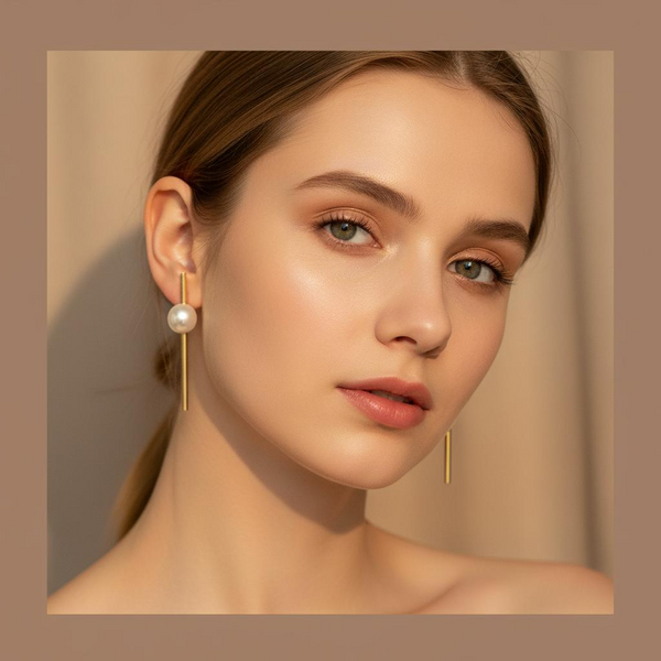 Designer Alloy Hoop Earrings
