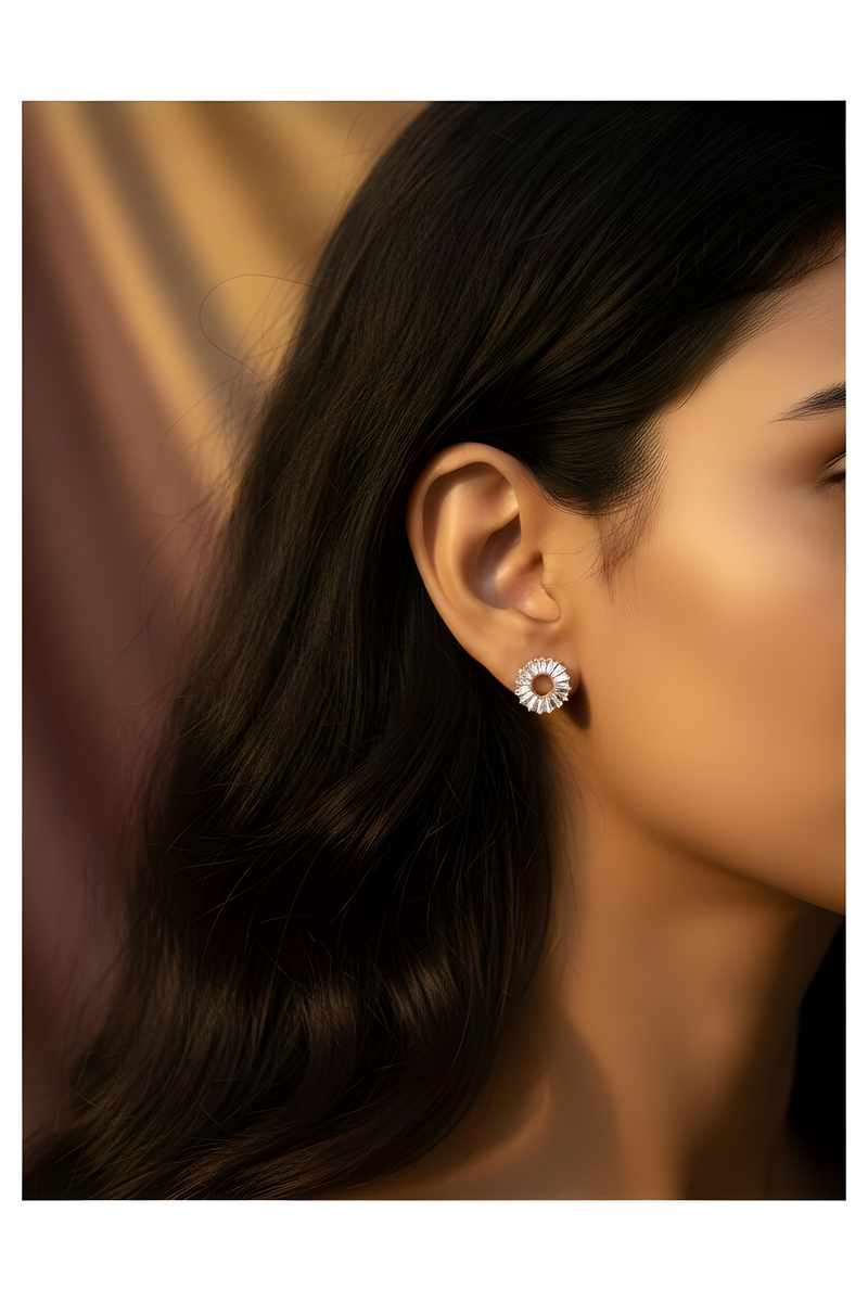 Elegant Dimond Stud Earrings