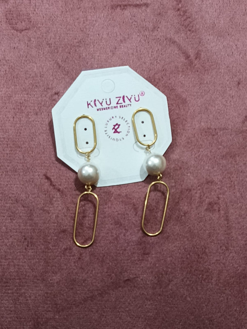 Minimalist pearl Earrings for Girls & Women