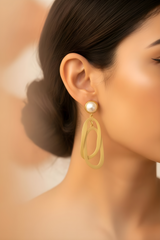 18K Gold Plated Anti-Tarnish Hoop Earrings for Women