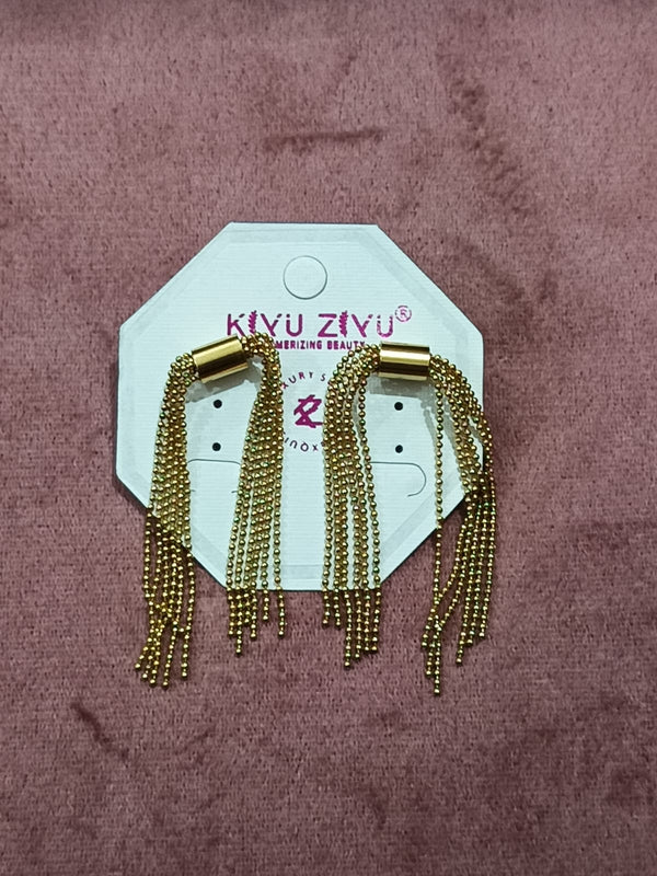 Layered Chain Earrings for Party Wear – Fashion Jew