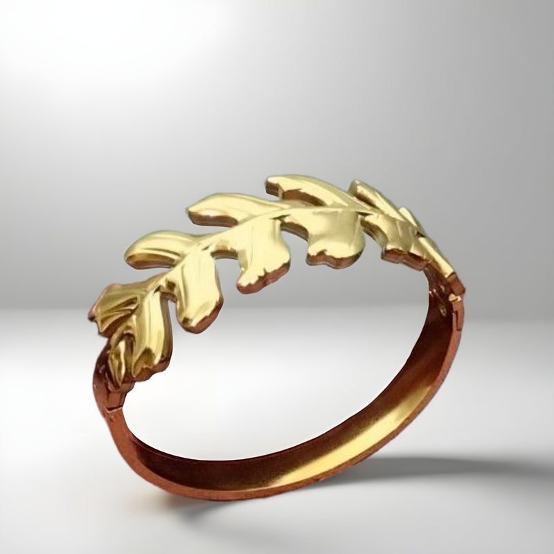 Celestraa leaf  Bracelet – 18K Gold Plated, Skin Friendly