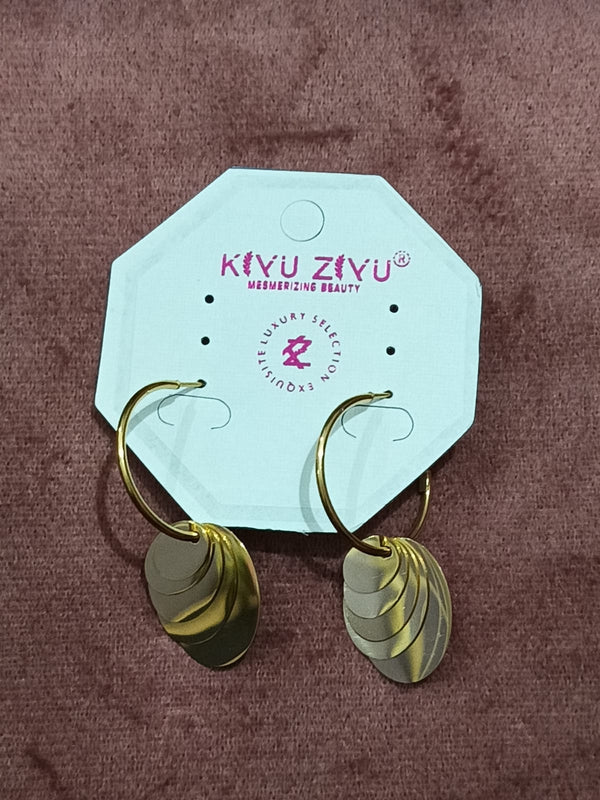 Party Wear Gold Hoop Earrings for Women – Designer Jewelry
