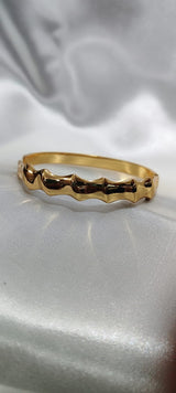 Celeste gold Kada bracelet