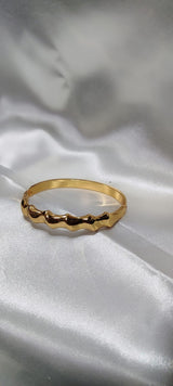 Celeste gold Kada bracelet