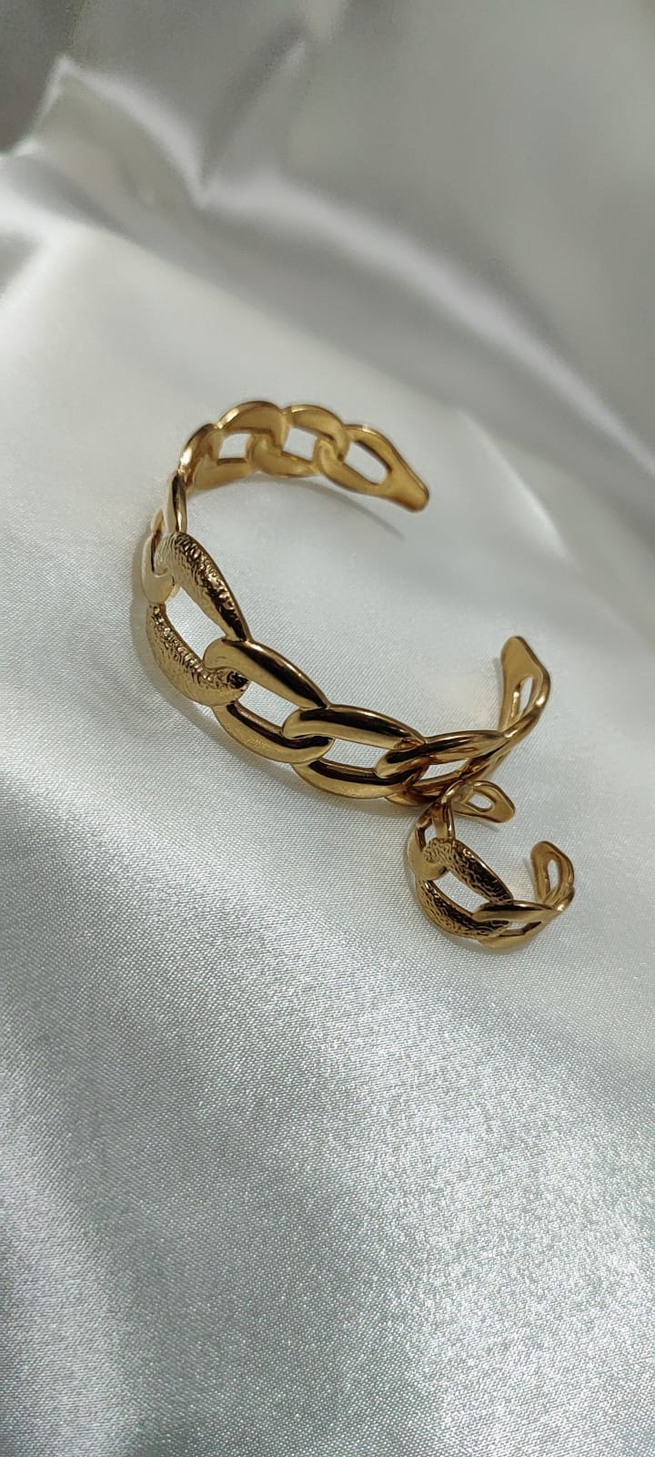 Starlight Spark Kada bracelet with ring