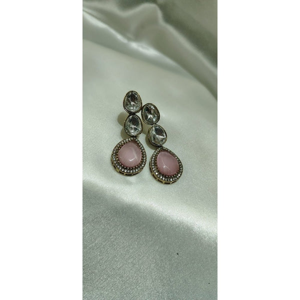 Raas Rasiya  Pink Traditional Earrings