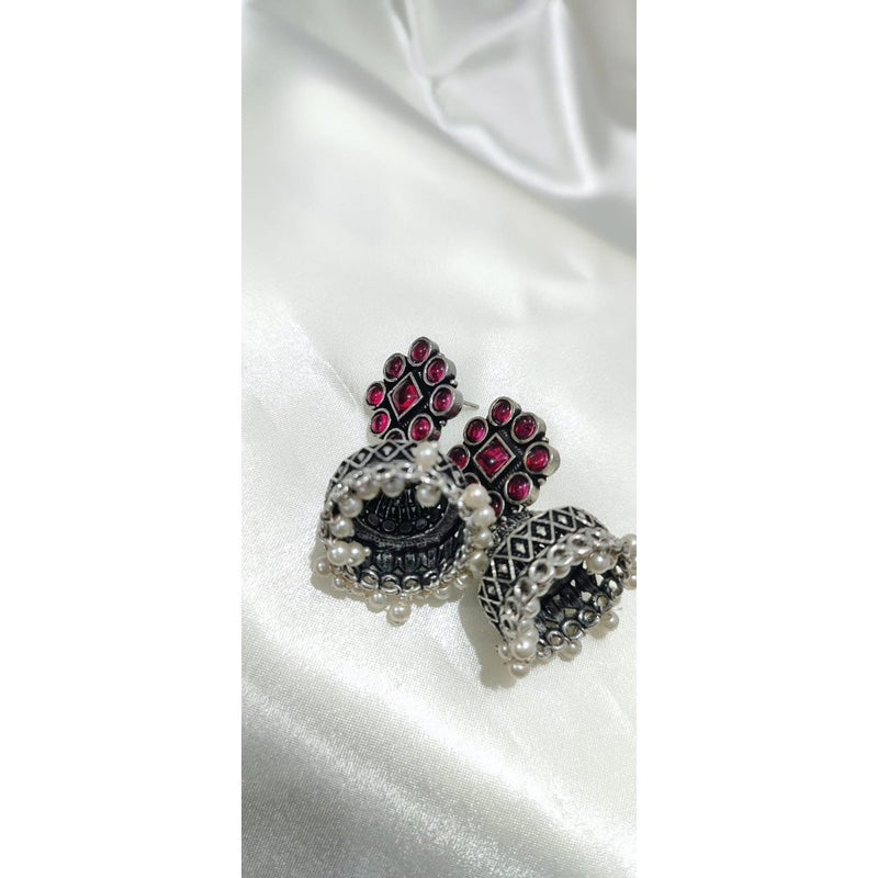 Navratri Special Oxidised Jhumka Earrings for Women & Girls | Garba & Dandiya Jewellery