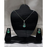Green Crystal Pendant Set for Cocktail Parties