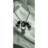 Vintage Oxidised Black  Pendant Set for Ethnic Functions