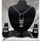 Vintage Oxidised Black  Pendant Set for Ethnic Functions