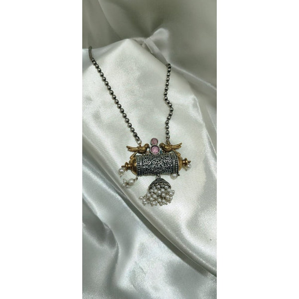 Sparrow  Design pink Pendant Set for Girls