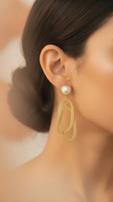 18K Gold Plated Anti-Tarnish Hoop Earrings for Women